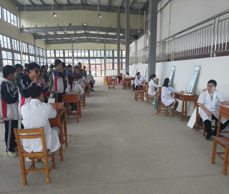 菠菜信誉平台集合网开展视力屈光度检测活动